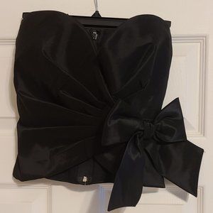 Tadashi Shoji Formal Tube Top, Size 6, Black